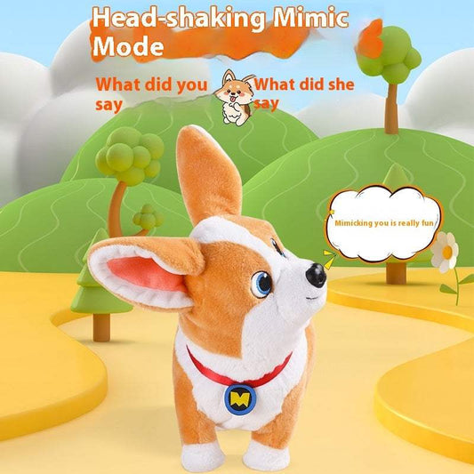 Electric Hip Flying Dog Shaking Head Toy | Plush | Robotic Toys
