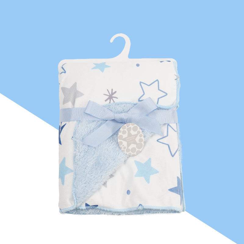 Baby Plush Blanket | Double Layer Super Soft | 75X100Cm | Infant Cute Designs