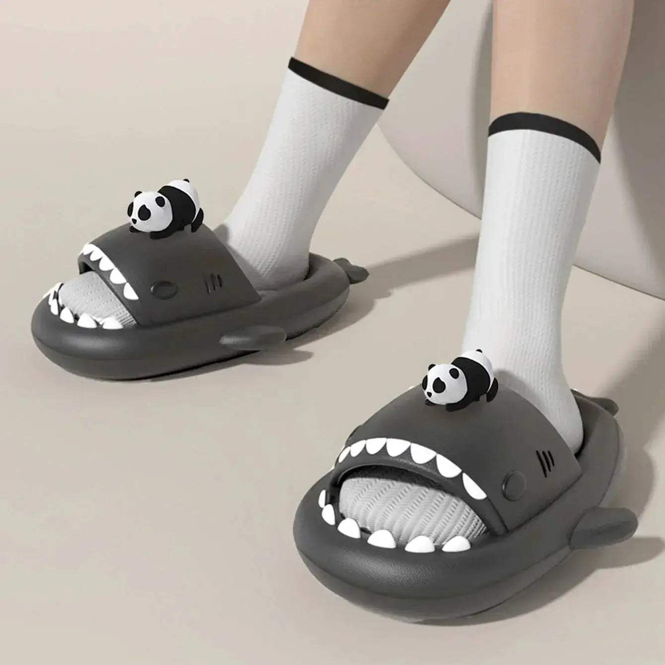 4cm Thick Sole Glow Slippers For Women Men Indoor Slides - ToylandEU