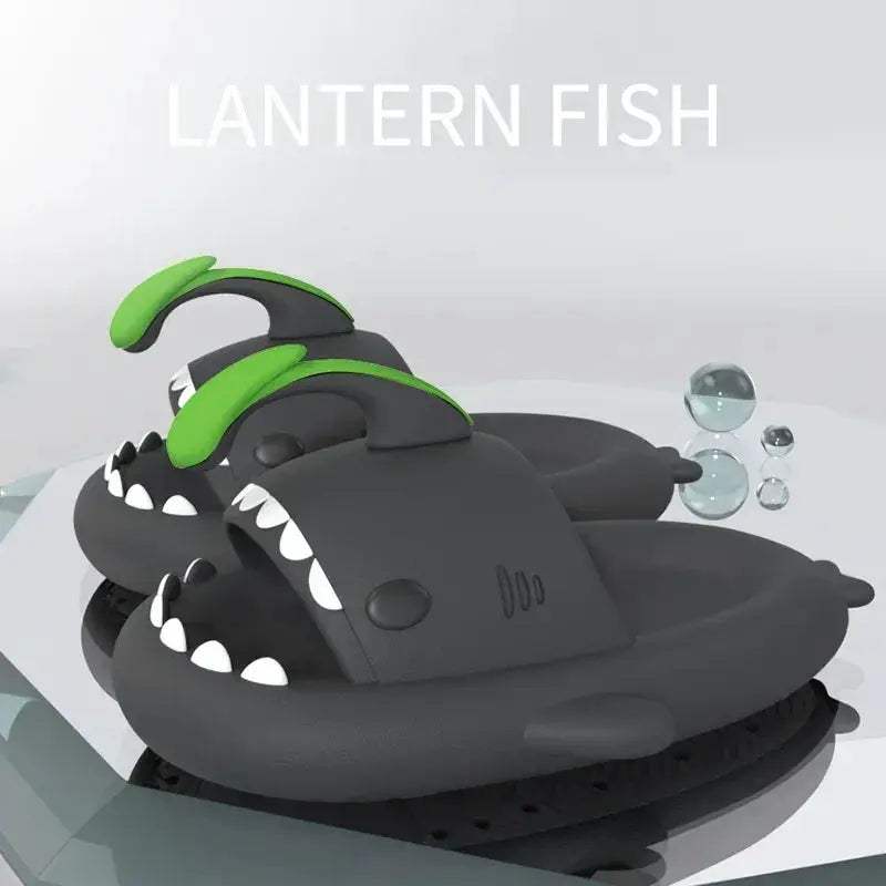 4cm Thick Sole Glow Slippers For Women Men Indoor Slides - ToylandEU