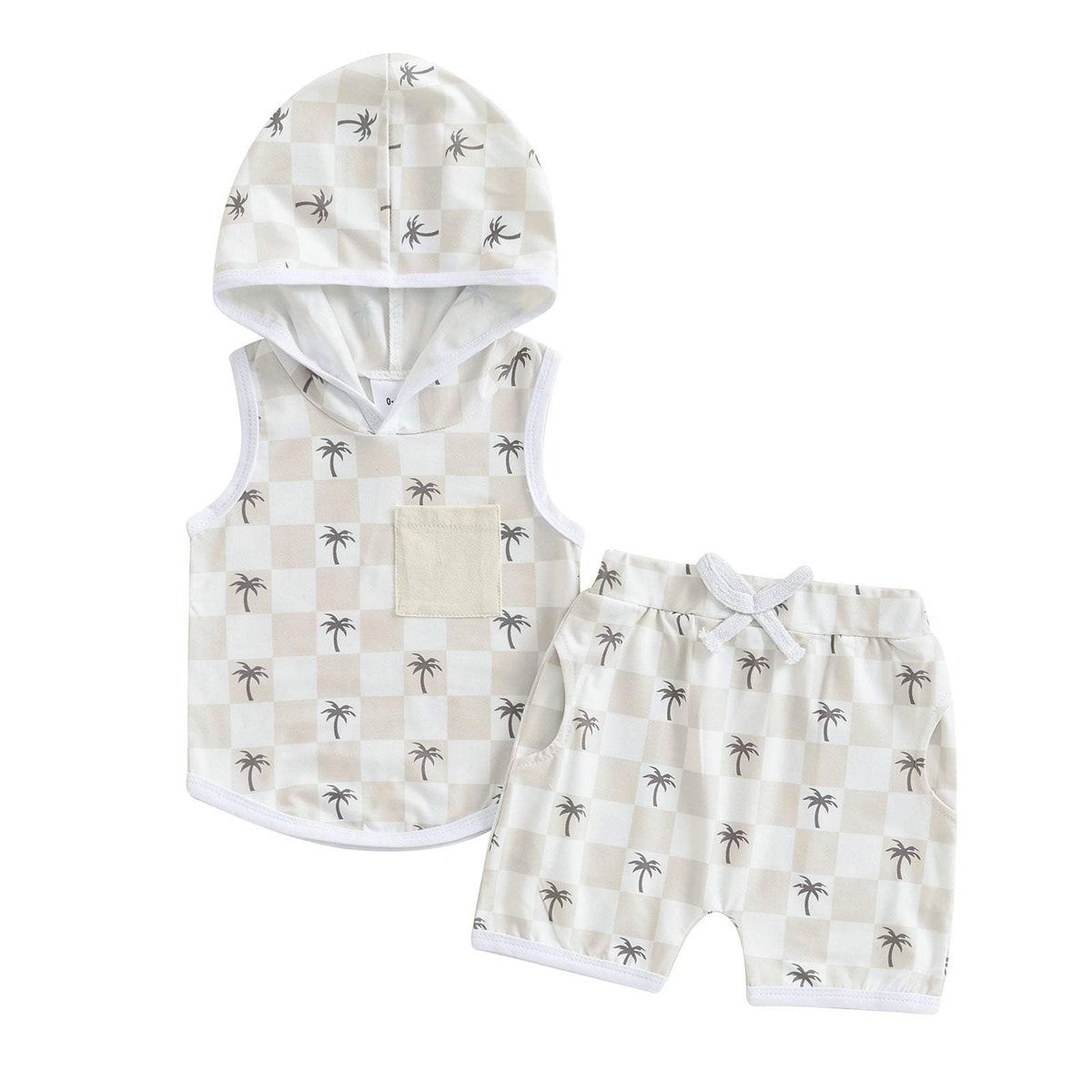 Boys' Printed Top And Shorts Set | 70-110 cm
