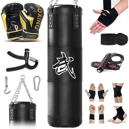  4ft Heavy Punching Bag Set With 12oz Gloves Home Gym -  ToylandEU™