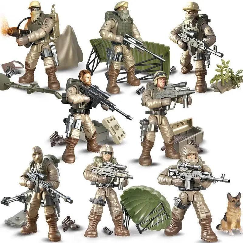  4pcs WW2 Eagle Special Forces Military Action Figures Bricks -  ToylandEU™