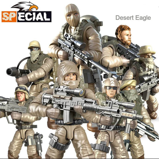 4pcs WW2 Eagle Special Forces Military Action Figures Bricks - ToylandEU