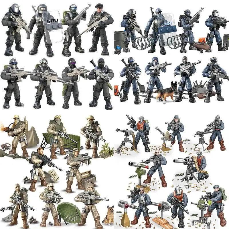  4pcs WW2 Eagle Special Forces Military Action Figures Bricks -  ToylandEU™