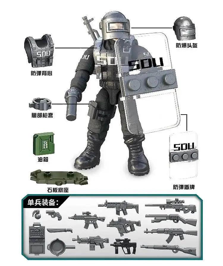  4pcs WW2 Eagle Special Forces Military Action Figures Bricks -  ToylandEU™