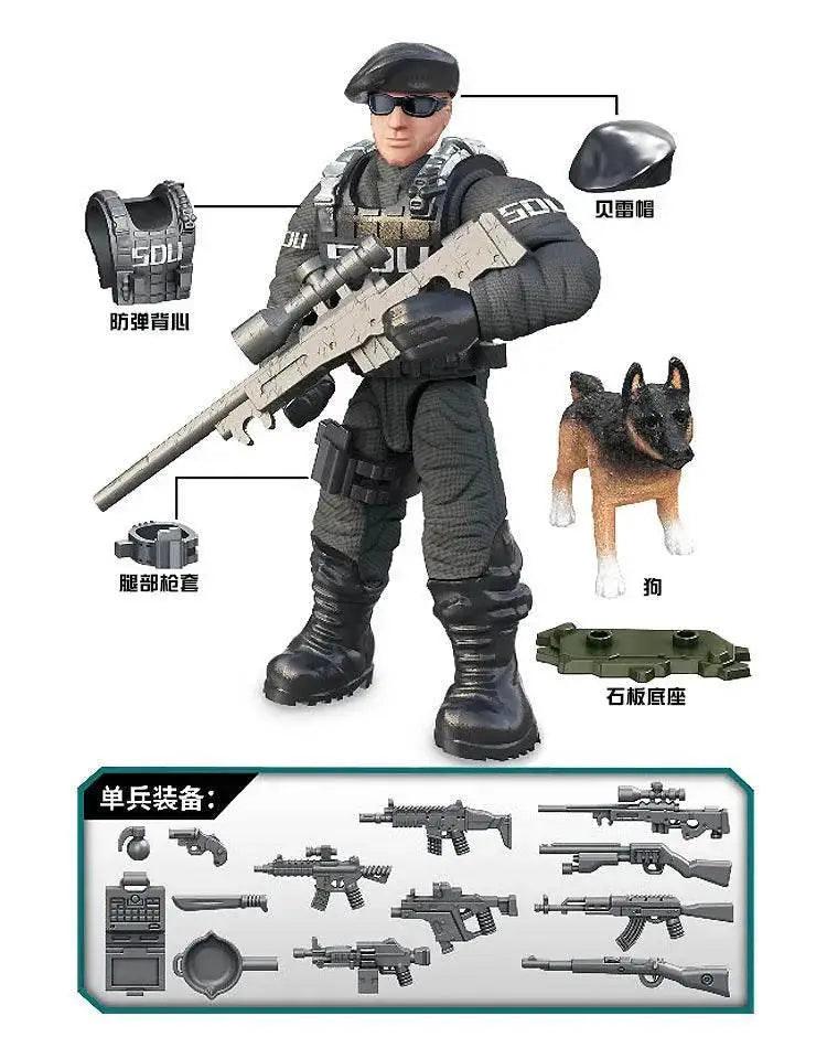  4pcs WW2 Eagle Special Forces Military Action Figures Bricks -  ToylandEU™
