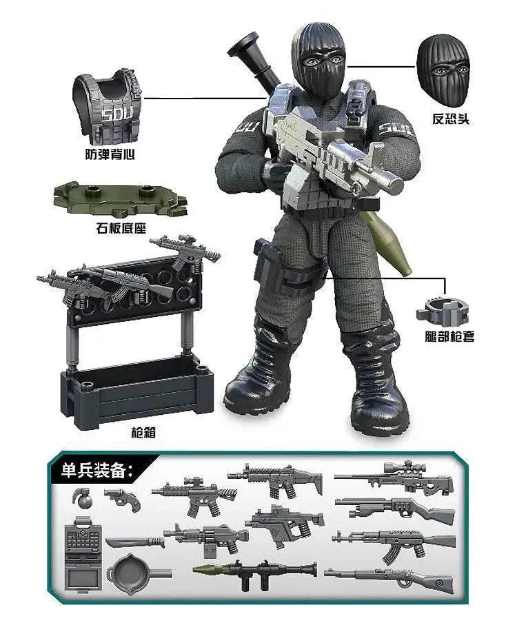  4pcs WW2 Eagle Special Forces Military Action Figures Bricks -  ToylandEU™