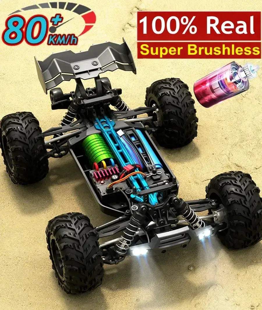 4x4 RC Car Off Road Brushless High Speed Drift Performance - ToylandEU