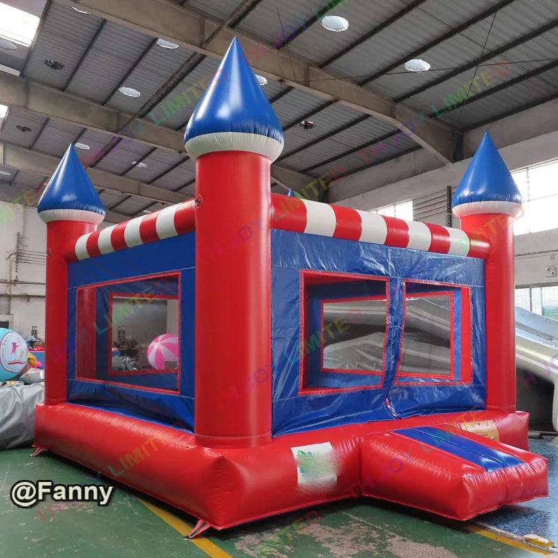 4x4m Red Bounce House Inflatable Bouncy Castle Outdoor Cheap - ToylandEU