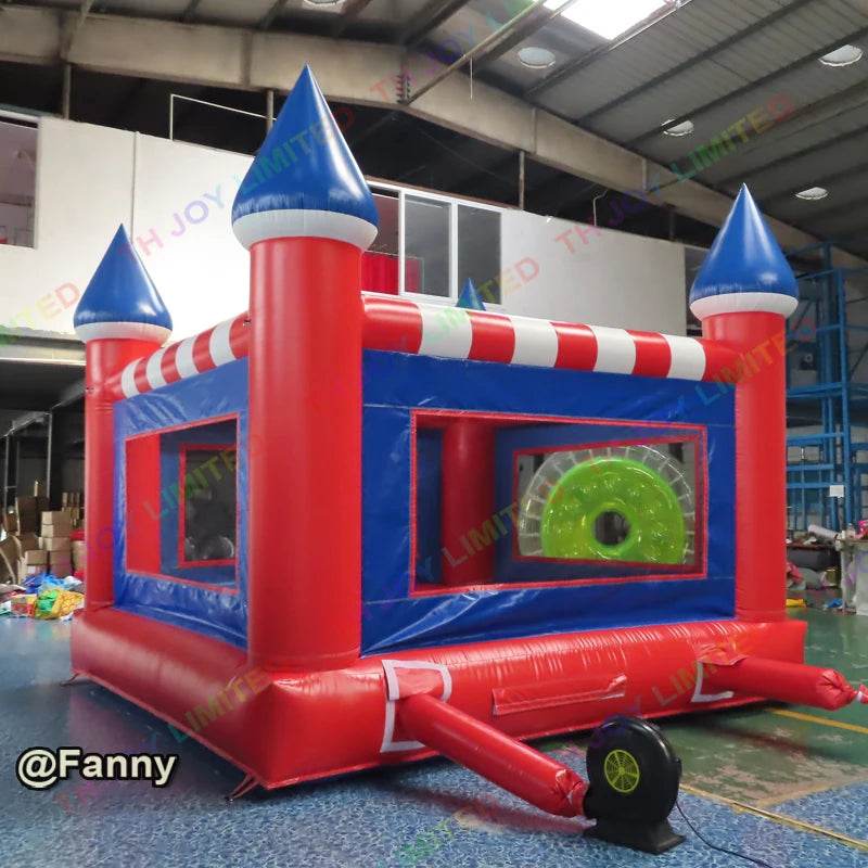 4x4m Red Bounce House Inflatable Bouncy Castle Outdoor Cheap - ToylandEU