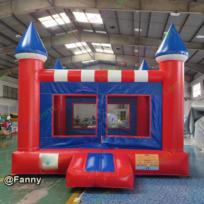 4x4m Red Bounce House Inflatable Bouncy Castle Outdoor Cheap - ToylandEU