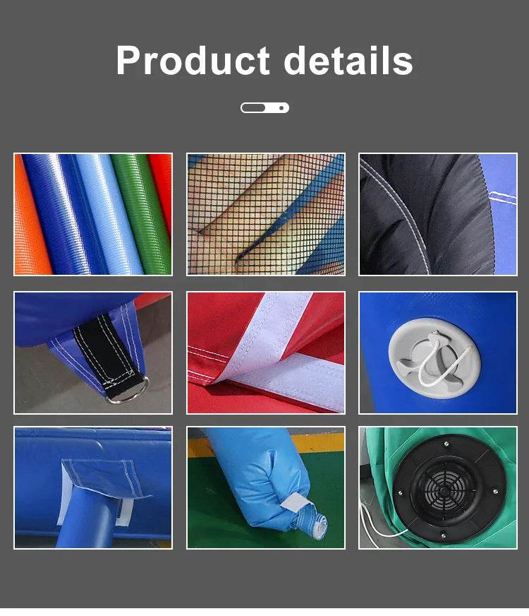 4x4m Red Bounce House Inflatable Bouncy Castle Outdoor Cheap - ToylandEU