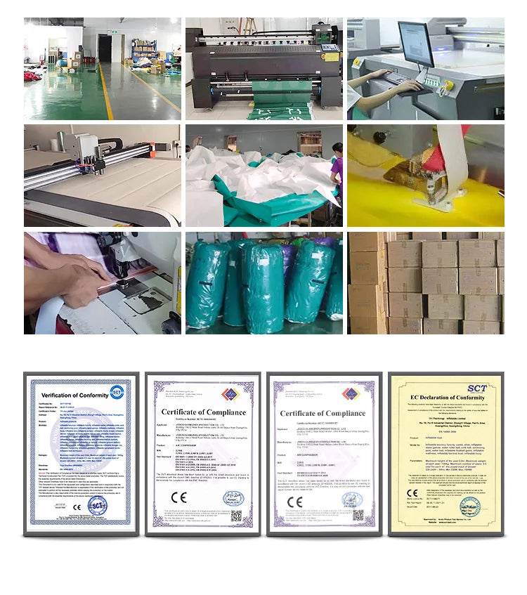 4x4m Red Bounce House Inflatable Bouncy Castle Outdoor Cheap - ToylandEU