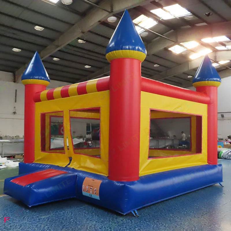 4x4m Red Bounce House Inflatable Bouncy Castle Outdoor Cheap - ToylandEU