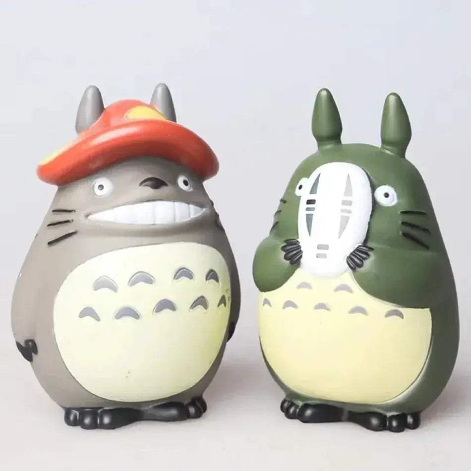 5 PCS Set Totoro Mini Figurines, My Neighbor Totoro Statue Cute Anime Figures 11 CM - ToylandEU