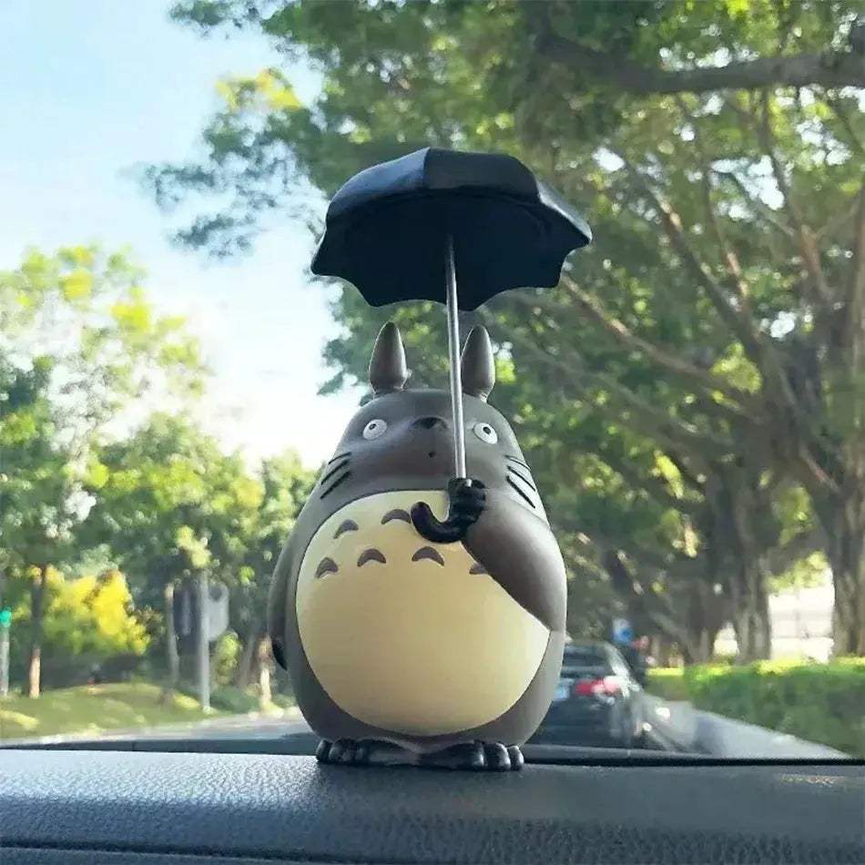 5 PCS Set Totoro Mini Figurines, My Neighbor Totoro Statue Cute Anime Figures 11 CM - ToylandEU