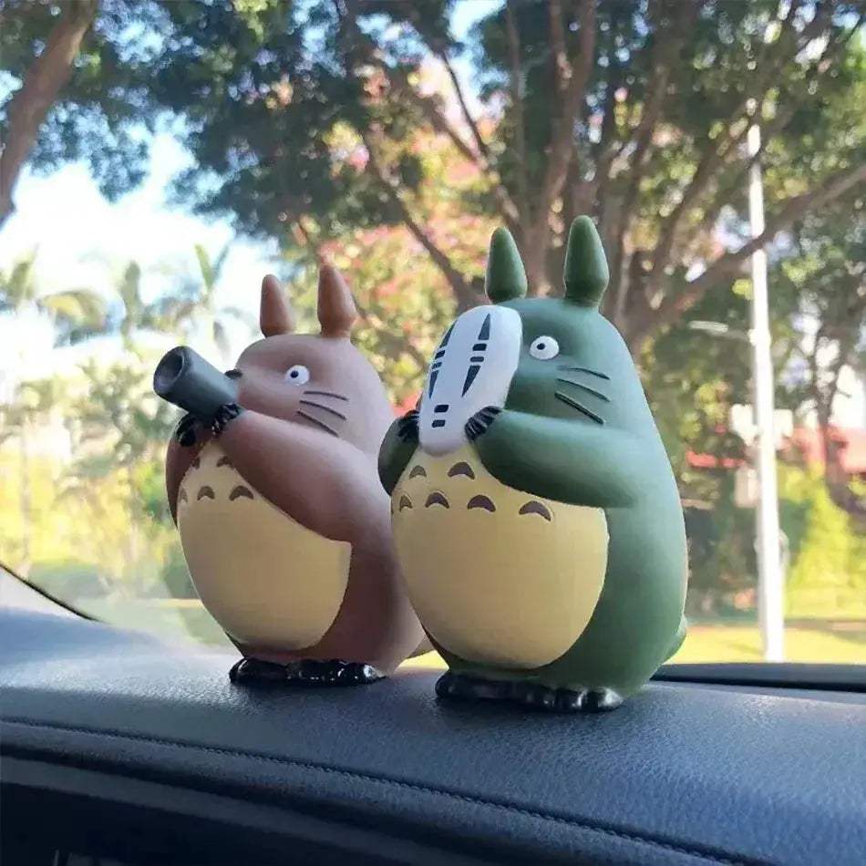 5 PCS Set Totoro Mini Figurines, My Neighbor Totoro Statue Cute Anime Figures 11 CM - ToylandEU