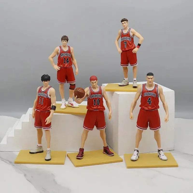 Slam Dunk Action Figures Premium Bundle 5 Pieces PVC 17cm - ToylandEU