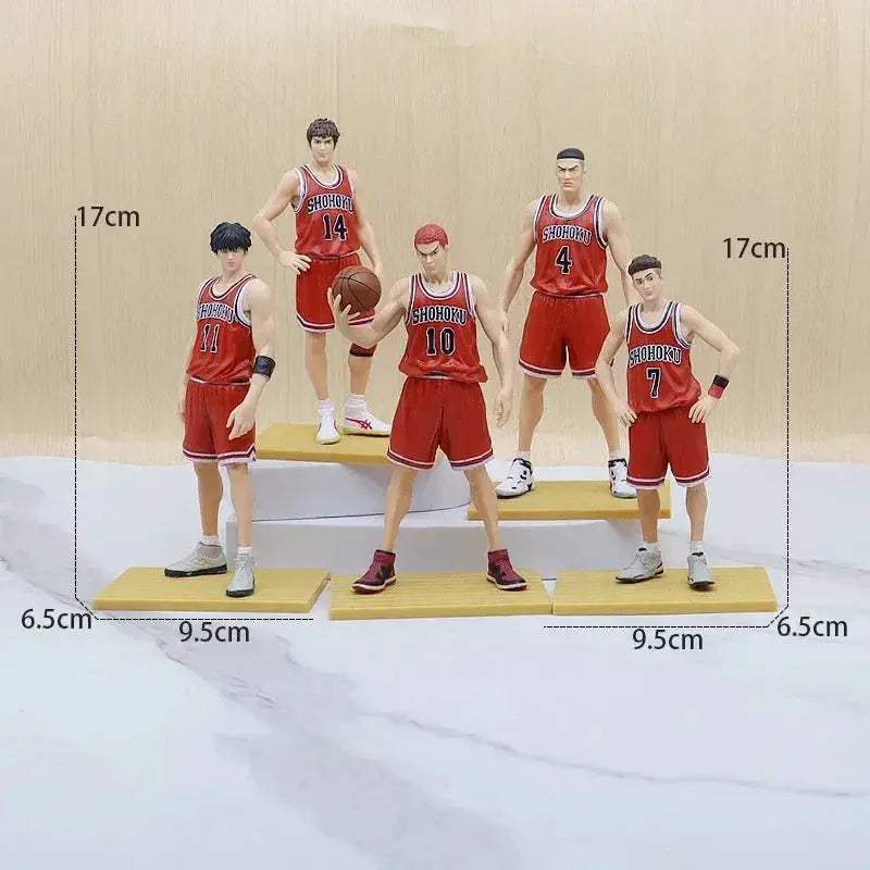 Slam Dunk Action Figures Premium Bundle 5 Pieces PVC 17cm - ToylandEU