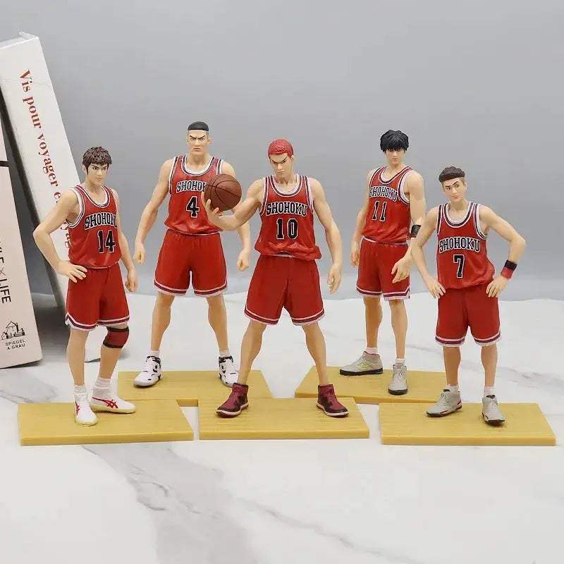 Slam Dunk Action Figures Premium Bundle 5 Pieces PVC 17cm - ToylandEU