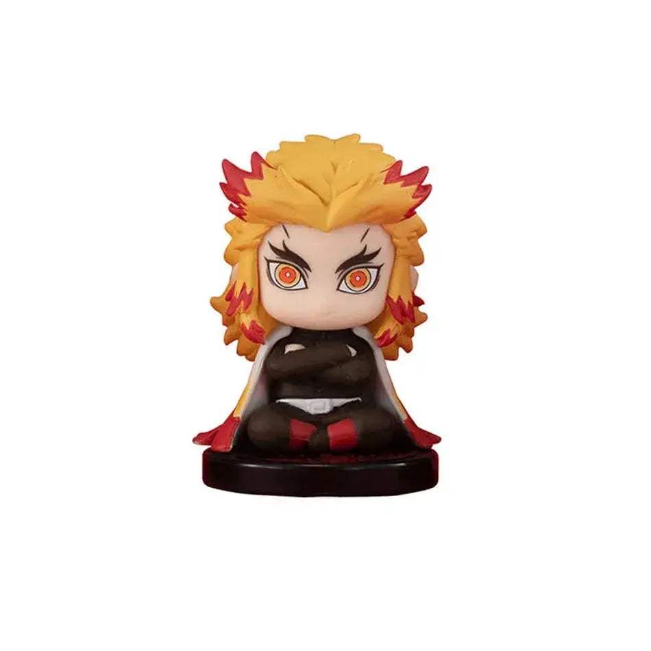 5 Pcs Set Chibi Mini Figurines, Kawaii Demon Slayers Tanjiro Nidouzi Inosuke Zenitsu Anime Figures 5 CM - ToylandEU