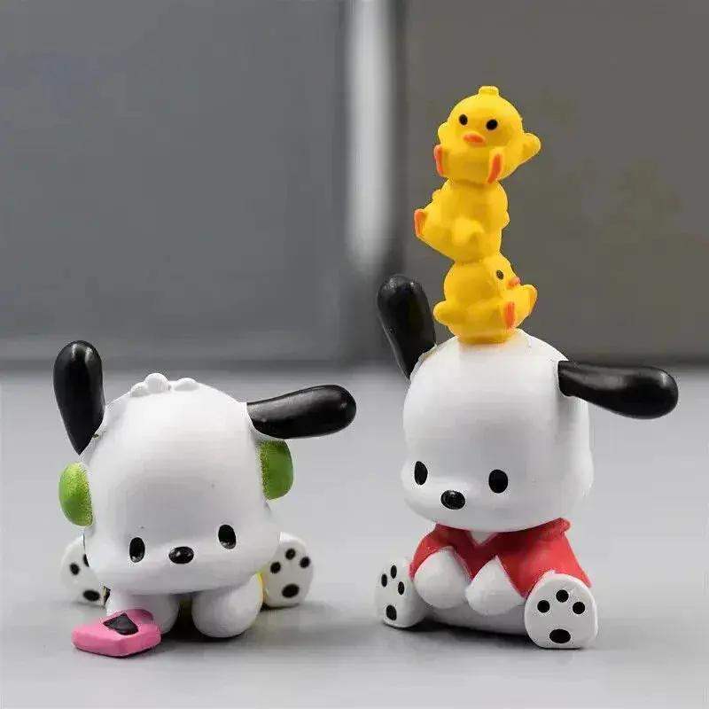 Sanrio Danshi Five Piece Figure Set Pochacco Melody Kawaii - ToylandEU