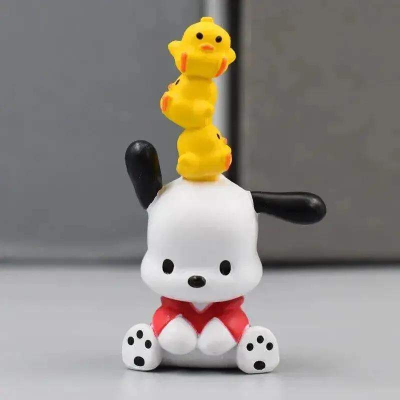 Sanrio Danshi Five Piece Figure Set Pochacco Melody Kawaii - ToylandEU