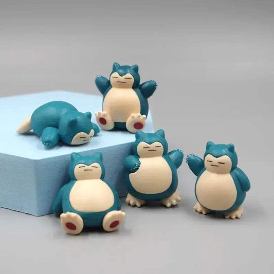 Snorlax Cake Toppers Set For Pokemon Fans Cute Mini Figures - ToylandEU