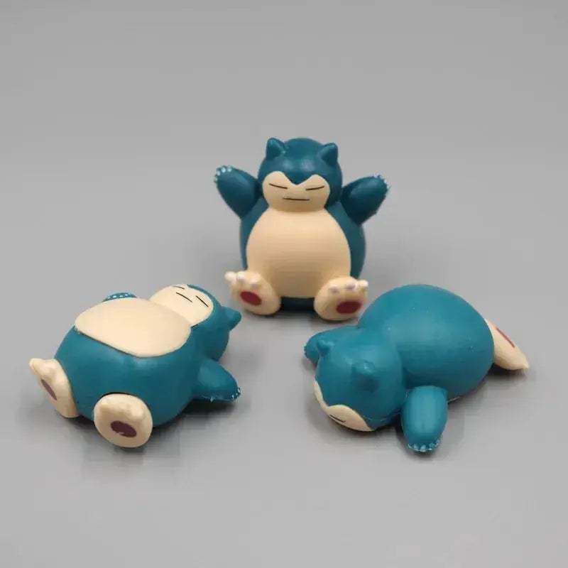 Snorlax Cake Toppers Set For Pokemon Fans Cute Mini Figures - ToylandEU