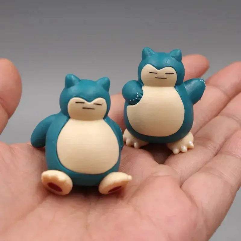 Snorlax Cake Toppers Set For Pokemon Fans Cute Mini Figures - ToylandEU