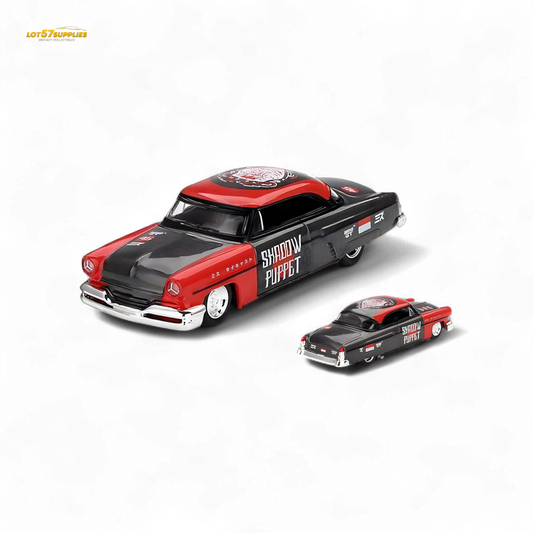 Diecast Mini-GT 1954 Lincoln Capri Hot Rod SHADOW PUPPET #874 1:64 MGT00874