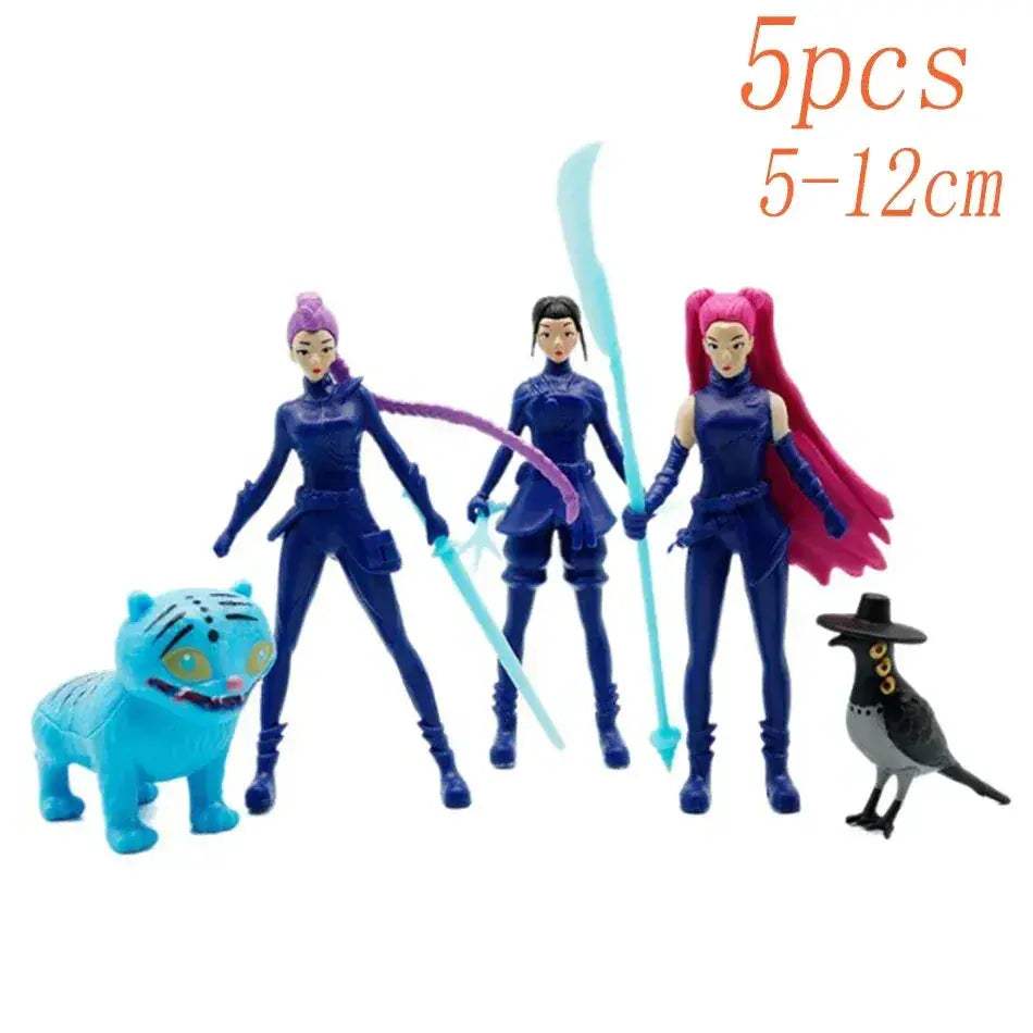 5 Piece Kpop Demon Hunters Action Figure Set For Collectors - ToylandEU