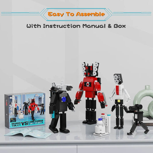 5-in-1 Skibidi Toilet Building Blocks Set - Fun & Educational Toy - ToylandEU