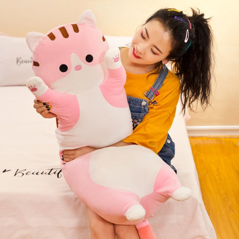 Long Cat Stuffed Animal | Giant Long Cat Plush | Long Cat Plush 150cm - ToylandEU
