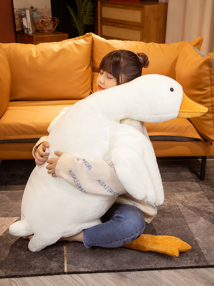 50-160cm Huge Goose Plush Toys Big Duck Doll Soft Stuffed Animal - ToylandEU