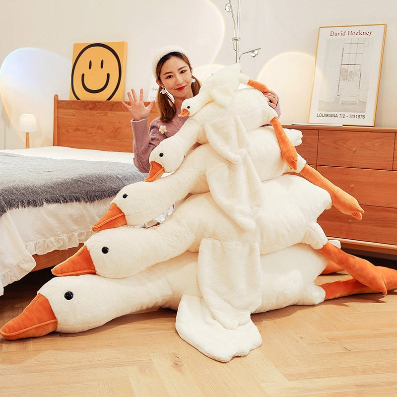 Giant White Duck Plush Stuffed Animal for All Ages - ToylandEU