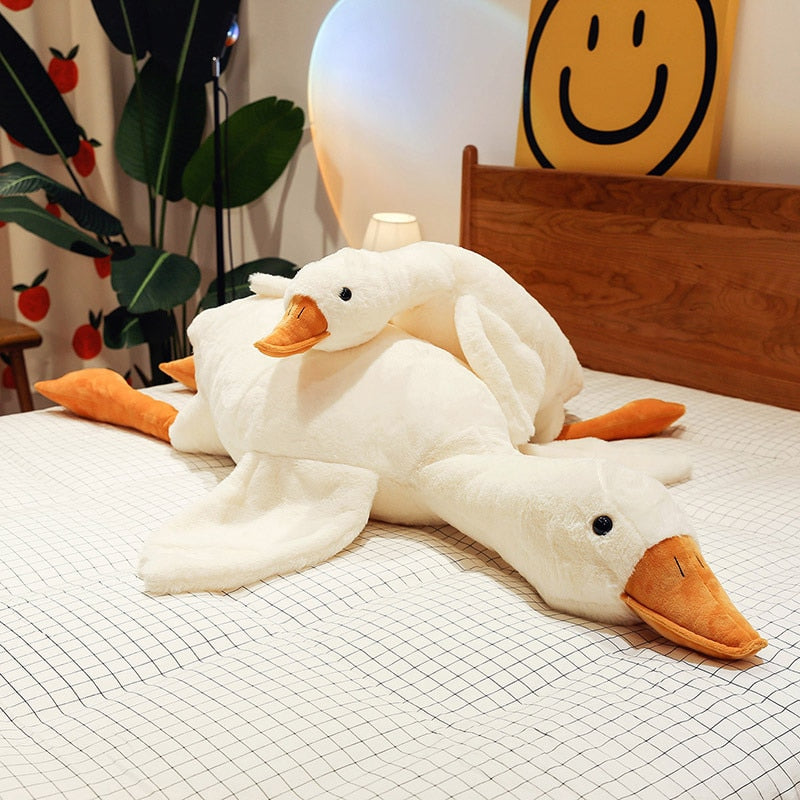 Giant White Duck Plush Stuffed Animal for All Ages - ToylandEU