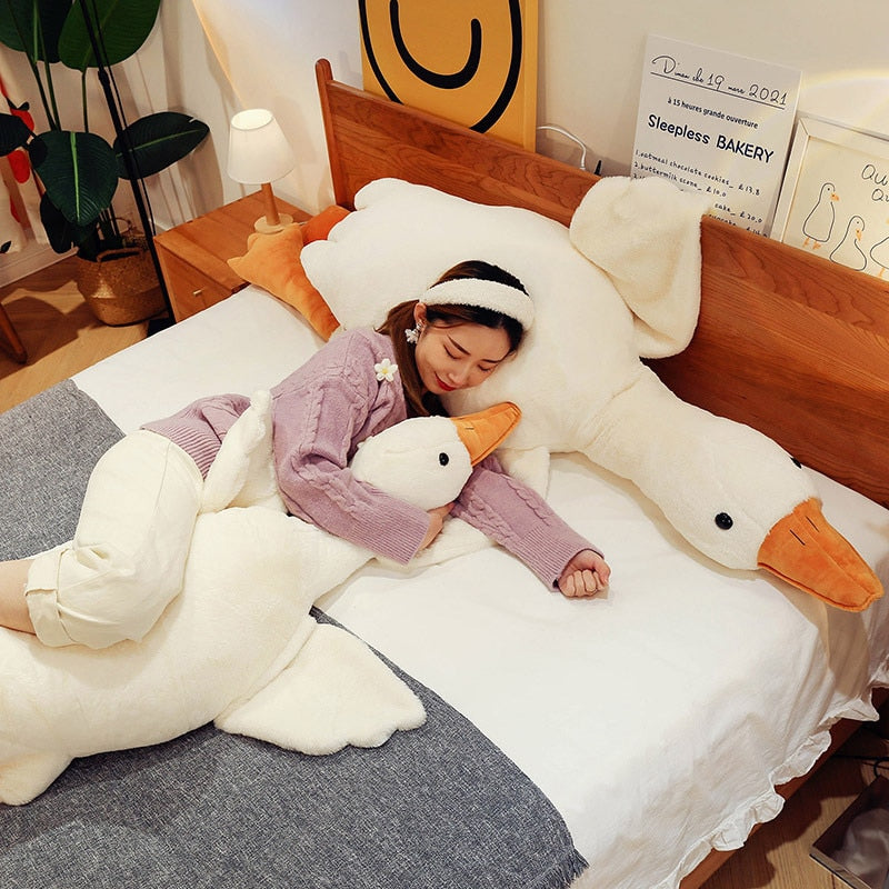 Giant White Duck Plush Stuffed Animal for All Ages - ToylandEU