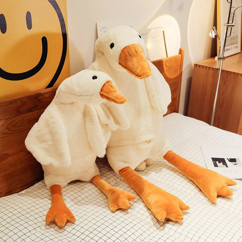 Giant White Duck Plush Stuffed Animal for All Ages - ToylandEU