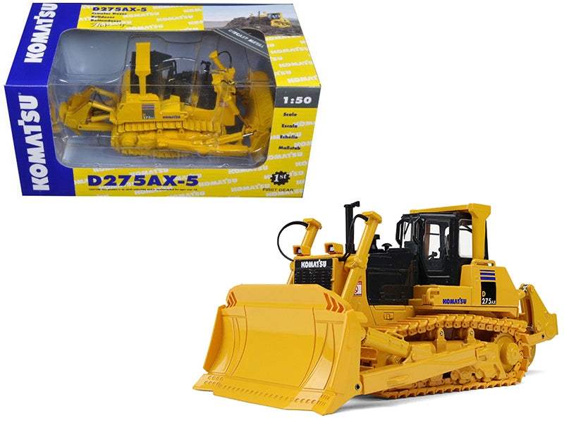Diecast Komatsu Dozer | 1/50 Scale | Posable Ripper | Collectible Model