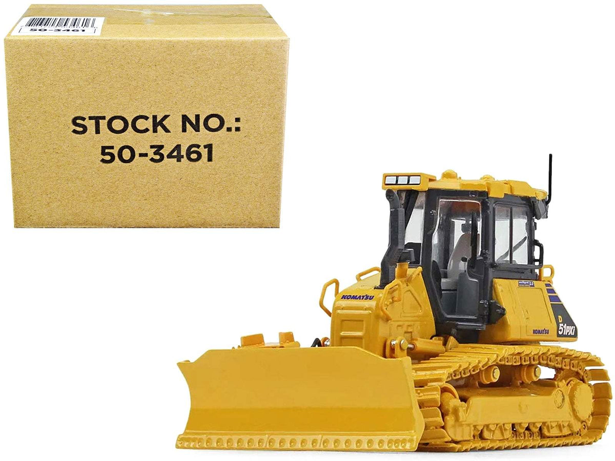 Komatsu D51PXi-24 Dozer with Hitch | 1/50 Diecast Construction Model | First Gear | Collector Quality