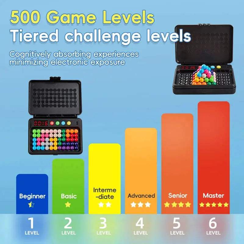  500 Levels IQ Puzzle Challenge Travel Edition Timer -  ToylandEU™