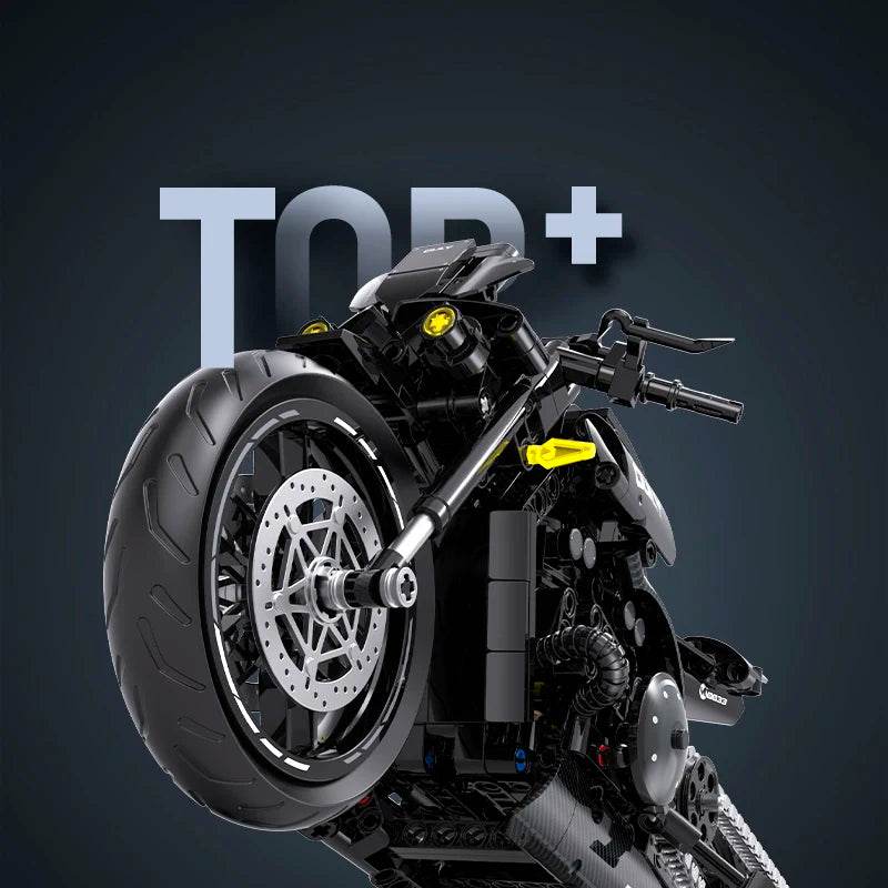 500+Pcs Super Racing Dark Motorcycle Building Block Set - ToylandEU