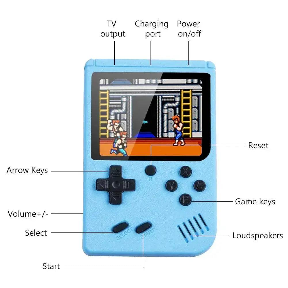  500-in-1 Handheld Mini Electronic Game Console for Kids - Portable Video Game Player -  ToylandEU™