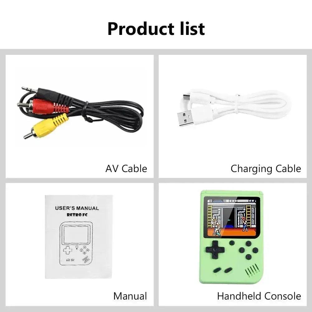  500-in-1 Handheld Mini Electronic Game Console for Kids - Portable Video Game Player -  ToylandEU™