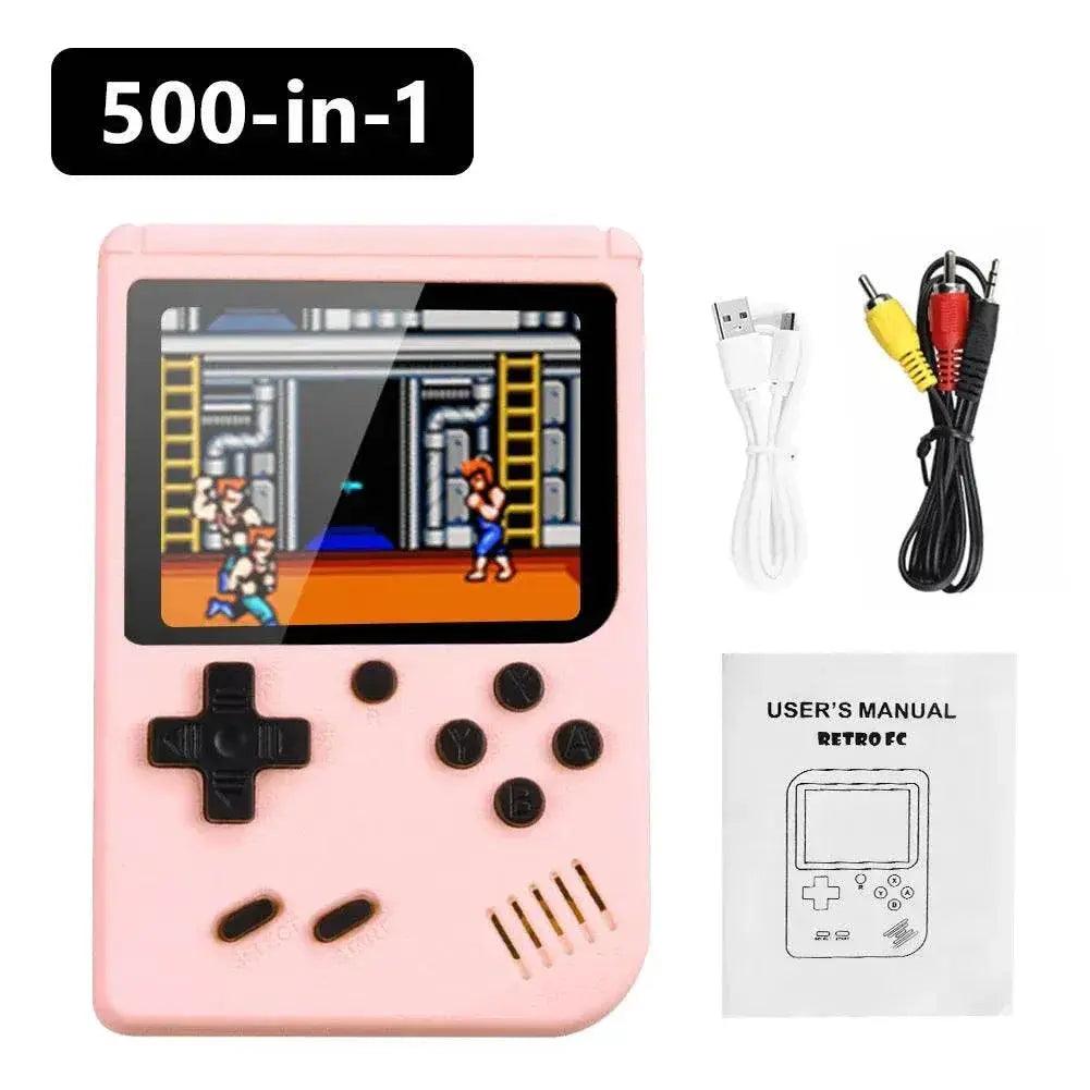  500-in-1 Handheld Mini Electronic Game Console for Kids - Portable Video Game Player -  ToylandEU™