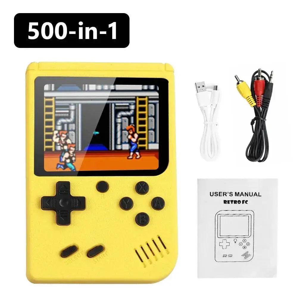  500-in-1 Handheld Mini Electronic Game Console for Kids - Portable Video Game Player -  ToylandEU™