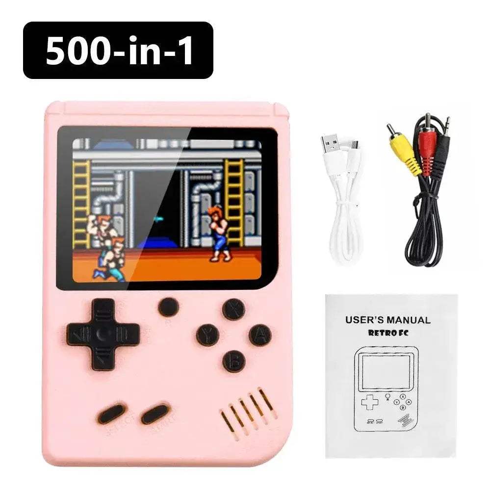  500-in-1 Handheld Mini Electronic Game Console for Kids - Portable Video Game Player -  ToylandEU™