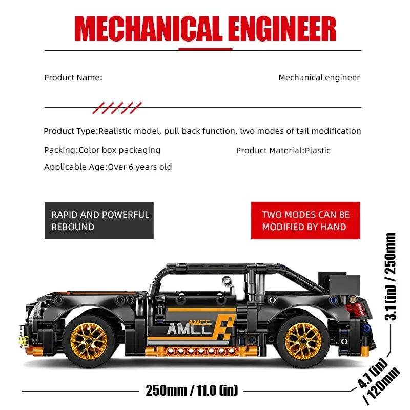 500PCS Racing Building Blocks Set for Kids - Fun Educational Toy - ToylandEU